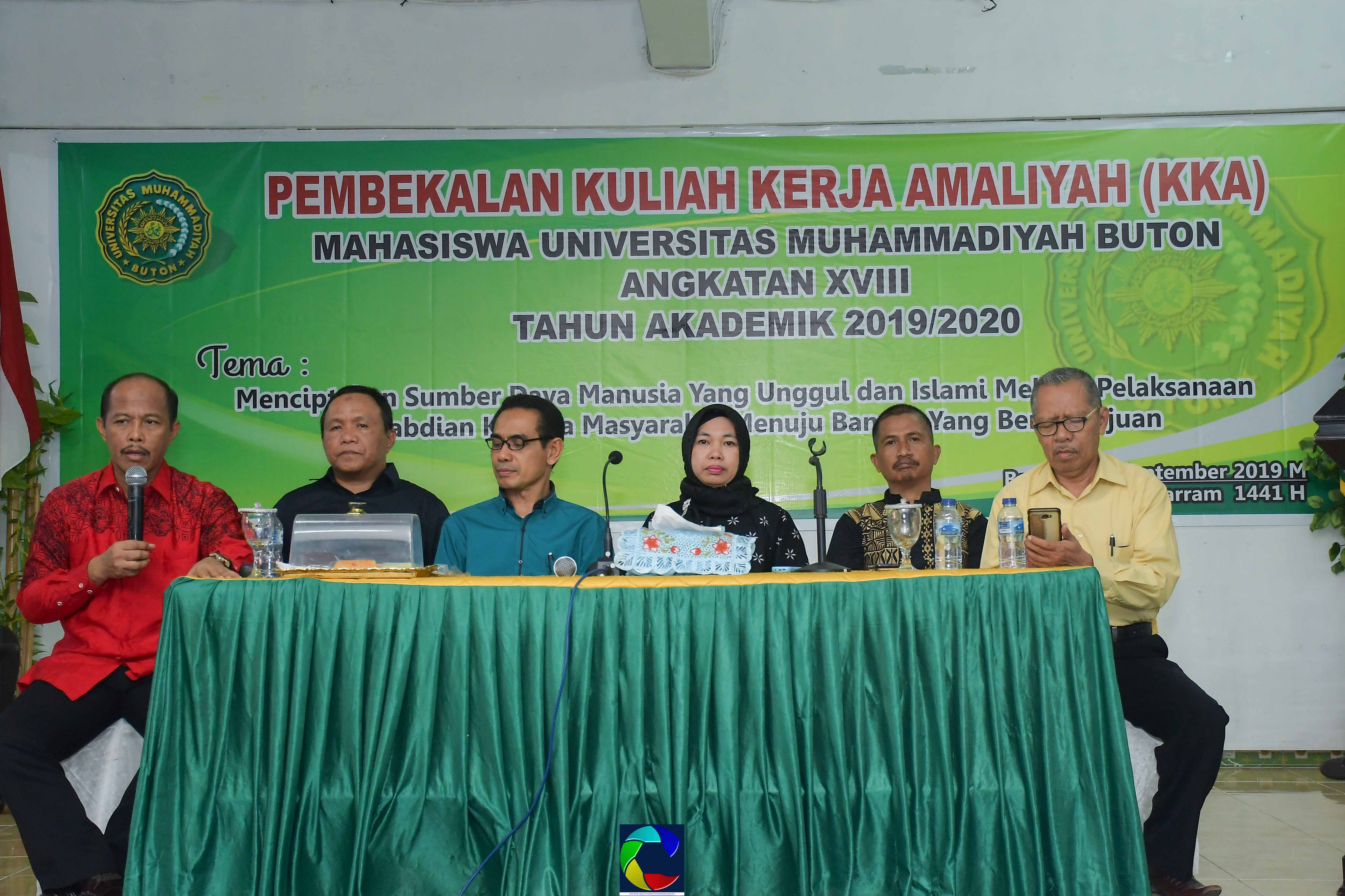 Pembekalan Mahasiswa Kuliah Kerja Amaliah Angkatan XVIII